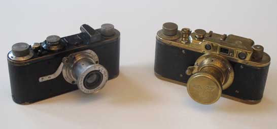 Leica 1(A) och ryska Leica Luftwaffen Eigentum